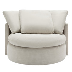 Thomasville fabric swivel discount chair